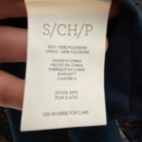 Cabi Womens Provincial Floral Bohemian Shift Dress Size S Blue Rust Feminine - Picture 10 of 11